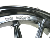50121791BA, Ducati, Frontwheel, black, 18 inch, 3 j, 10, Used