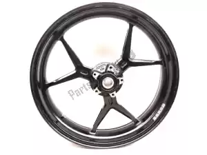 Ducati 50121783AA frontwheel, black, 17 inch, 3.50, 6 spokes - Bottom side