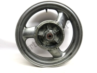 42650MY3305, Honda, Rear wheel, metallic gray, 17 inch, 4.5 j, 3 spokes, Used