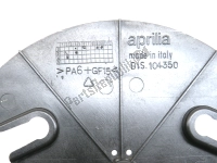 AP8158124, Aprilia, Cockpit, guarnição do defletor da tampa preta, Usava