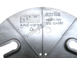 Aprilia AP8158124, Cabina, moldura del deflector negro, OEM: Aprilia AP8158124