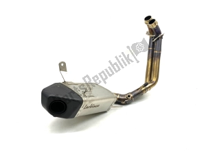 yamaha  complete exhaust system, stainless steel, leovince - Bottom side