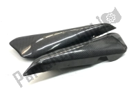 96987708B, Ducati, Side cover set carbon, NOS (New Old Stock)