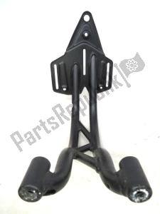 Ducati 69925551A kentekenplaathouder, zwart, staal - Bovenkant