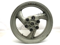 50220092C, Ducati, Achtervelg, grijs, 17 inch, 4,5 j, 3 spaken, Gebruikt