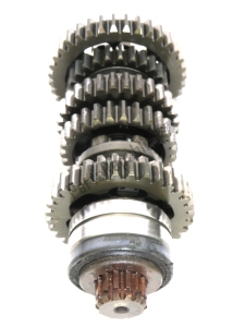 kawasaki 131281143 gearbox shaft plus sprockets - Bottom side