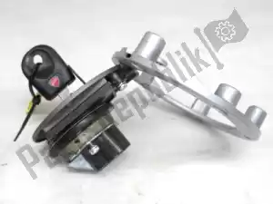 ducati 89520072a tappo benzina, chiave di accensione grigio argento - Lato destro