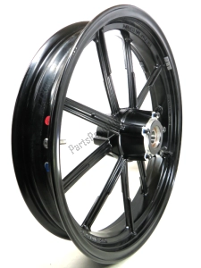 ducati 50121791BA frontwheel, black, 18 inch, 3 j, 10 - Upper side