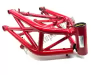 470P2153AA, Ducati, Frame, rood, staal Ducati Monster 1100 696 796 Evo Anniversary Diesel S Plus 20th, Gebruikt