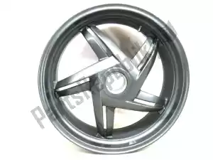 aprilia AP8108821 rear wheel, gray, 17 inch, 5.50 y, 10 spokes - Bottom side