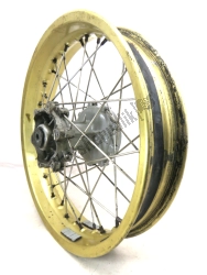 Aprilia AP8108532, Rear wheel, yellow, 17 inch, OEM: Aprilia AP8108532