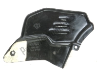 AP8230755, Aprilia, Zijpaneel verlenging, zwart, abs plastic, rechts, Gebruikt