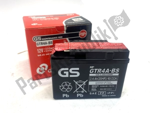 GS maintenance free gtr4a-bs  batería - Lado inferior