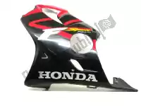 64450MBWD60ZA, Honda, carenagem lateral, direita, preto vermelho branco Honda CBR 600 F FS Sport FR Rossi, Usava