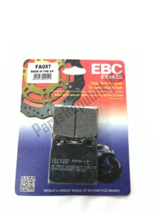 EBC Brakes FA057 les plaquettes de frein - La partie au fond