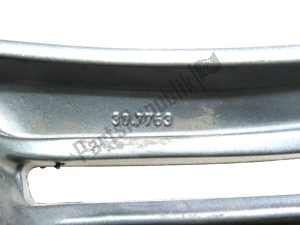 aprilia AP8108821 achterwiel, grijs, 17 inch, 5,50 j, 10 spaken - Rechterkant