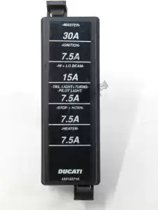 Ducati 43312371A zekeringhouder deksel - Onderkant