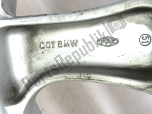 bmw 36312311275 rear wheel, silver, aluminium, 18 inch, 4.50 y, 3 spokes - Right side