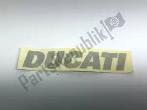 Ducati 43510901A decalque ducati - Lado inferior