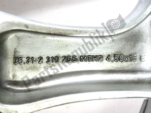 bmw 36312311275 rear wheel, silver, aluminium, 18 inch, 4.50 y, 3 spokes - Lower part