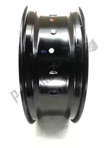 ducati 50221971AA roue arrière, noir, 17 pouces, 5,5 j, 10 rayons - Face supérieure