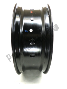 ducati 50221971AA achterwiel, zwart, 17 inch, 5,5 j, 10 spaken - Linkerkant