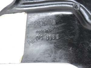 aprilia AP8230755 side panel extension, black, abs plastic, right - Upper side