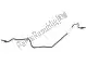 Brake line, rear brake BMW 34322317711