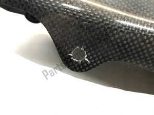 Ducati 96987608B juego de tapas laterales de carbono - Lado superior