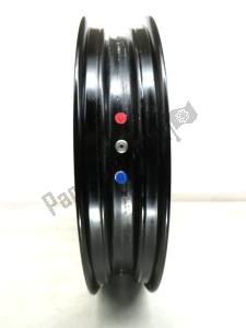 ducati 50121791BA frontwheel, black, 18 inch, 3 j, 10 - Right side