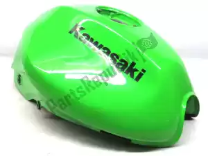 kawasaki 51086537815Z réservoir d'essence, vert - Côté gauche