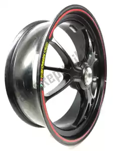 Ducati 50221561AB rear wheel, black, 17 inch, 5.50 y, 9 spokes - Right side