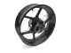 Rear wheel, black, metal Kawasaki 410730146QT