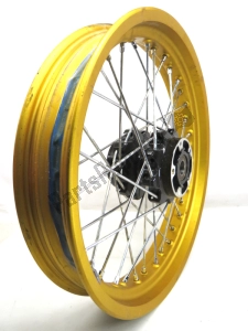 ducati 50122481AA rear wheel, yellow, 19, 3 - Right side