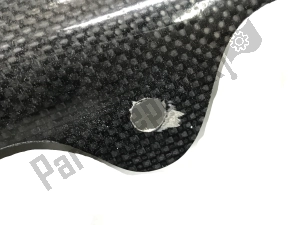 Ducati 96987608B juego de tapas laterales de carbono - Lado izquierdo