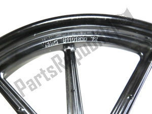 ducati 50121791BA frontwheel, black, 18 inch, 3 j, 10 - Lower part