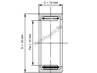 AP8502608, Aprilia, nadellager, Neu