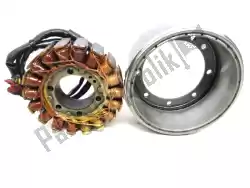 Ici, vous pouvez commander le bobine (stator) plus roue magnétique du rotor auprès de Ducati (Denso) , avec le numéro de pièce 26420471A: