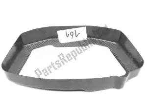 ducati 40610734B dashboard cover, carbon - Plain view