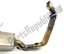 yamaha  complete exhaust system, stainless steel, leovince - Right side