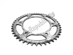 Here you can order the rear sprocket from Honda, with part number 41201MBWA10:
