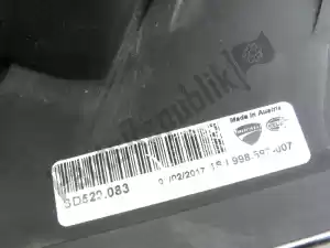 ducati 52010422E faro, ovalada/angular - Parte inferior
