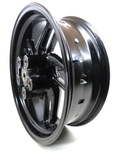 ducati 50221971AA rear wheel, black, 17 inch, 5,5 j, 10 spokes - Plain view