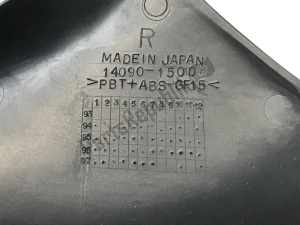 Kawasaki 14090150011 panel interior, derecho - Lado izquierdo