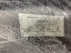 Ducati 96964903B heat shield - Right side