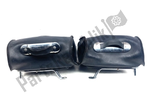 Honda  side cases, leather - Middle