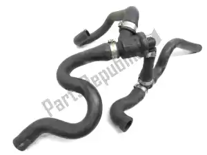 bmw 11531343044 thermostat plus thermostat housing and coolant hoses - Bottom side