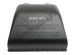 Ducati 24610561A air filter box cover - Upper part