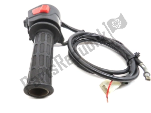 aprilia AP8118409 throttle handle, with throttle cable - Plain view