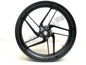 ducati 50121812AA frontwheel, black, 17 inch, 3.5 j, 10 spokes - Upper part